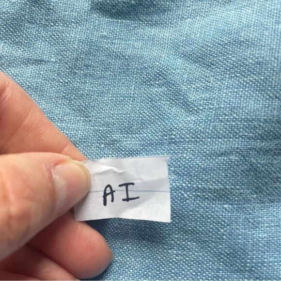 Vintage Jones Jeans Y2K Linen Denim Mini Skirt Size 14 - Picture 8 of 8